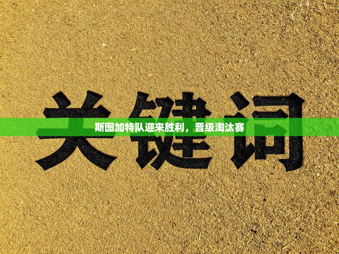 斯图加特队迎来胜利,晋级淘汰赛 第2张